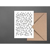 Weihnachtskarte / Ä Tännschen