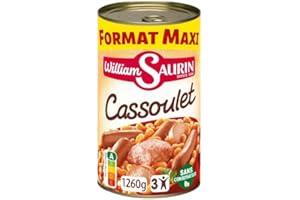 GREAT BRITISH TRADING LIMITED WILLIAM SAURIN | William Saurin Cassoulet Mitonné - Plat Cuisiné 1,260Kg | Lot De (2) | livraison offerte