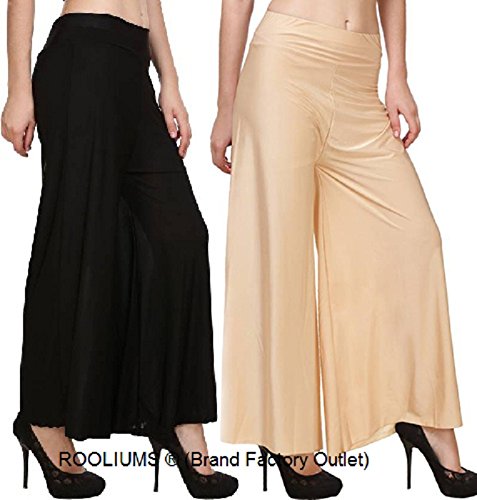 Rooliums Womens Cotton Palazzo (Pack of 2) RS.329 (67.00% Off) - Amazon Rooliums Womens Cotton Palazzo (Pack of 2) RS.329 (67.00% Off) - Amazon