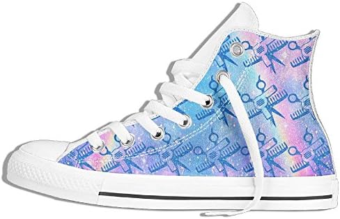 Ikserter Stylist Salon Hair Dryer High Top Casual Canvas Shoes Fashion Sneakers 43