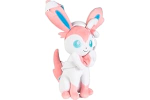 Pokémon Peluche Sylveon 20 cm - Pupazzi Nuova Ondata 2022 – Peluche Autentici Ufficiali Giocattoli