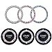 Produktbild hysagtek 3 PCS Kristall Strass Bling Auto Ring Aufkleber Emblem Auto Start Auto Zündung Button Dekoration, 3 Farben