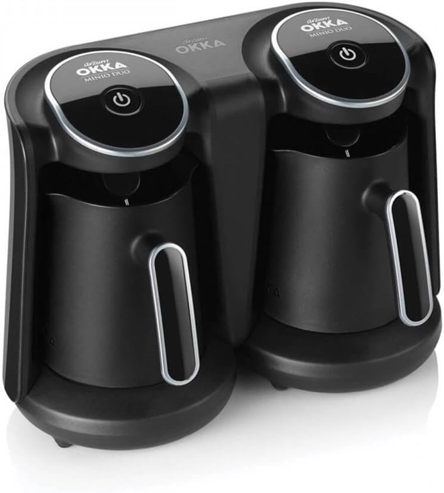 Arzum Okka Arzum OK006-K OKKA Minio Duo Türk Kahvesi Makinesi, 8 Fincan Kapasite, 880 W, Krom