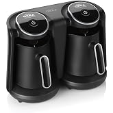 Arzum Okka Arzum OK006-K OKKA Minio Duo Turkish Coffee Machine, 8 Cups Capacity, 880 W, Chrome