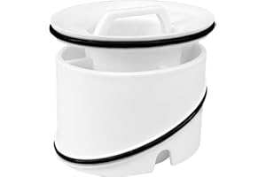 YUNLI Tauchrohr für Viega Tempoplex 6958.1-821, Baureihe ab 2001–2006, Geruchsverschluss Dusche Tauchrohr mit Dichtung, Durchmesser 62,5 mm