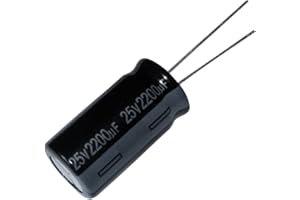 Aerzetix: 10x chemischen Elektrolytkondensator 2200μF ± 20% 25V THT 105 ° C 2000h Radial Ø12,5x25mm