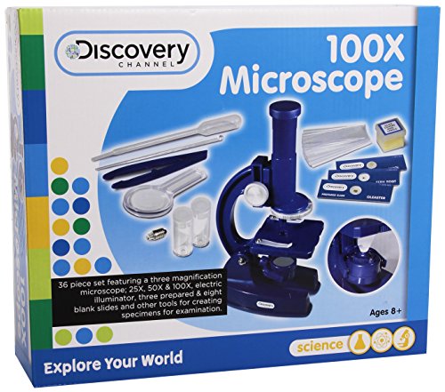 Discovery Channel 100X Microscope (36 Pieces)