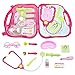 Produktbild Cystyle Arztkoffer Doktorkoffer für Kinder Zubehör Arzt Pretend Play Kinder Rollenspiele für Kinder Mädchen 3 Jahre und älter (Rosa)
