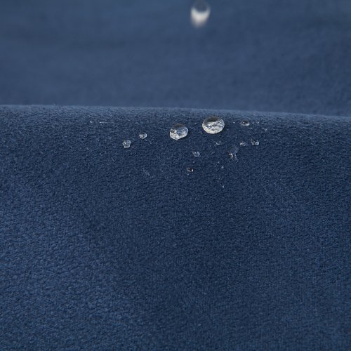 Deko Velour Polster Stoff Alcantara Imitat Antara Plus Wildleder Optik Microfaser Meterware uni in verschiedenen Farben Black - 3