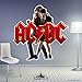 Produktbild AC/DC - Wallsticker Wandtattoo Music "ANGUS & BRIAN" - Size 50 x 50 cm