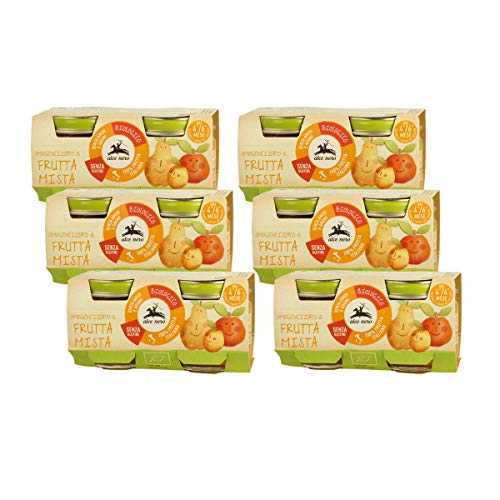 Alce Nero - Omogeneizzato di Frutta mista Bio - 12 x 80 g