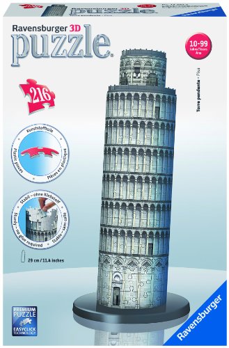 Ravensburger Leaning Tower of Pisa Building 3D Puzzle (216 Pieces)