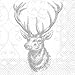 Price comparison product image 20 Napkins 33 x 33 Forest Deer/Stag/Deer Hunting Motif