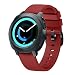 Produktbild samLIKE Samsung Gear Sport,Sport weichen Silikon Ersatz Armband Handschlaufe für Samsung Gear Sport (rot)