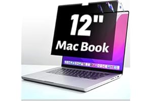 POZLLE Pantalla magnética de privacidad Compatible con MacBook de 12 Pulgadas (2012-2017), magnético antideslumbramiento de luz Azul, Protector de Pantalla Mate Privado para