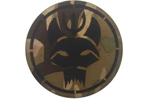 OHRONG Earong Brassard réfléchissant avec logo infrarouge pour paintball