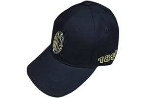 3R SPORT S.R.L. Cappello Milan Ufficiale Nero Berretto Cappellino 1899 CAPMINEDOR