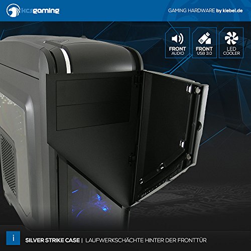 Kiebel [184724] Multimedia PC – AMD FX 4300 (4x 3.8 GHz) | 8GB DDR3 | 240GB + 1TB | AMD Radeon RX 460 4GB | DVD | Gigabyte | Sound | LAN | Win10 - 7