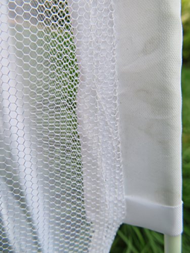 S/O® Moskitonetz mobil 200x180x155cm Mückenschutznetz Baldachin Insektenschutz Fliegengitter Mückennetz Betthimmel Pop up Zelt - 5