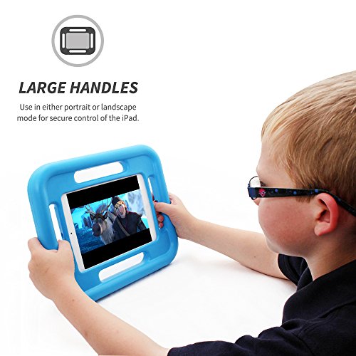 Snugg Kinder iPad Mini 1 und Mini 2 Hülle in Blau mit lebenslanger Garantie – stoß- und fallfestes Case aus EVA für Apple iPad Mini 1 und Mini 2 - 5