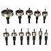 Produktbild Lochbohrer,BEETEST 13 Stücke HSST Bohrer High-speed Steel 13 Verschiedene Größen Lochsäge Holz Reiben Bit Set für Eisenplatte Aluminiumlegierung Schwarz und Nichteisenmetalle