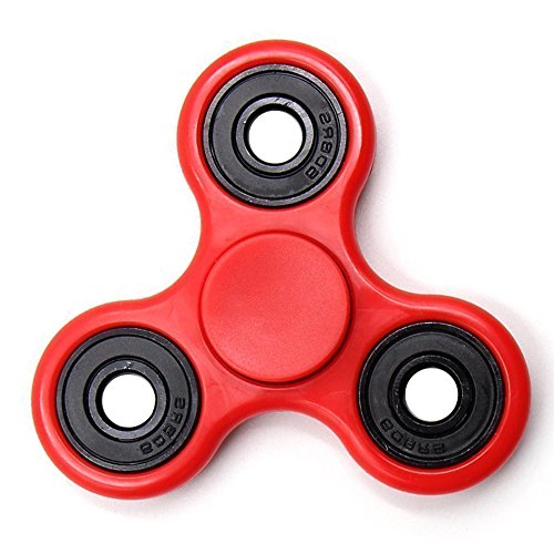 EVERMARKET Premium Tri-Spinner Fidget Toy With Premium Hybrid Ceramic Bearing -Red EVERMARKET Premium Tri-Spinner Fidget Toy With Premium Hybrid Ceramic Bearing -Red
