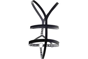 Kutocesy Cinturón de Castidad Cinturón de Castidad Masculino Cuerda Elástica Ajustable Accesorio Jaula para el de Juguete Sexual Correa Pantalones para Hombre