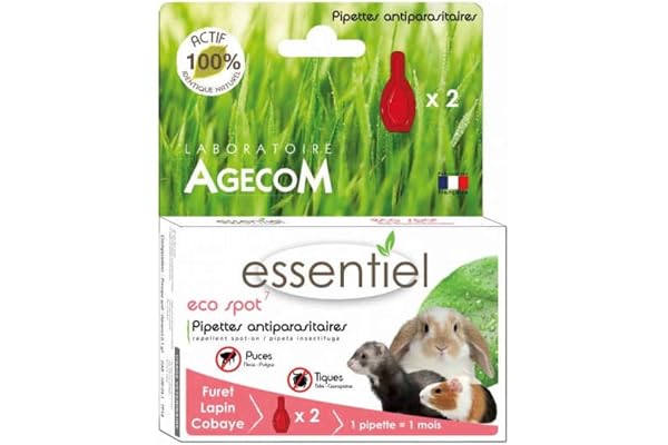 Eco Spot N°7 - Pipette antiparasitaire - Lapins et Furets