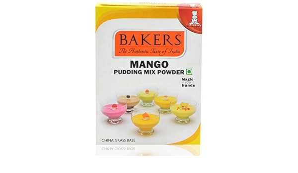 bakers mango pudding mix powder 80 grams pack of 5 amazon in grocery gourmet foods bakers mango pudding mix powder 80