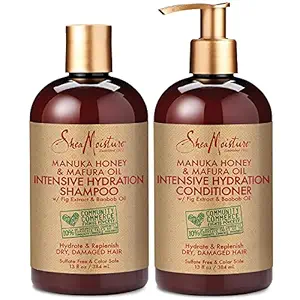 Shea Moisture Intensive Hydration Shampoo 384ml & Conditioner 384ml