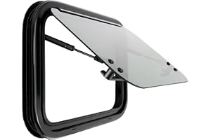 Husvagnsfönster 85° med insektsnät och integrerad 500 x 350 mm