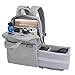 Price comparison product image CADeN Camera Bag Backpack DSLR Case for Women Men Waterproof Anti Theft Photography & Casual Travel Bag phtography rucksack for SLR Canon Nikon Sony (Light Grey)