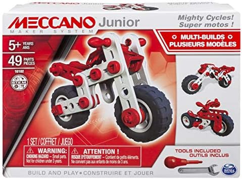 Meccano Junior, 3 Model Set, Mighty Cycles