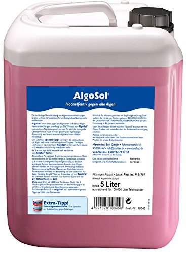 Söll 10345 AlgoSol – Hocheffektiv gegen alle Algen – 5 l - 2