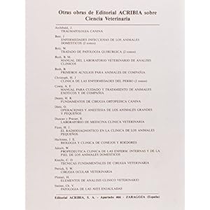 Medicina y Terapeutica Caninas