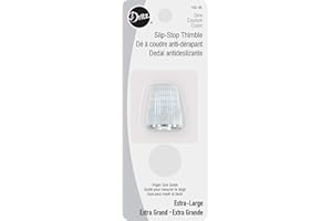 Dritz Thimble, Nickel-Plated Zinc, Silver, Size Extra Large
