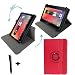 Produktbild Tablet Tasche für Huawei M3-8.0L MOONLIGHT Schutz Hülle Etui Case + Touch Pen - Rot 8 Zoll 360