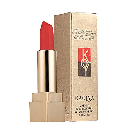 Preisvergleich Produktbild Huihong KAQIYA 12 Schattierungen Matte Lippen Dessous Glatte Lippenstift EnthäLt Vitamin A & E Mit Box (Sexy-H)