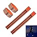Produktbild Fantaseal® Sportsarmband + Knöchel Band Reflektorbänder Sportarmband Hi-Reflektiv Armband Sicherheit Reflexband Hochsichtbar Armreifen Handgelenk Gurt / Band Reflektor Armbinde Nachtsport Gear Bodyreflektor Ankle Band Knöchelband Hosenbeine Band Reflektierenden Klettbänder Reflex Manschette Reflective Cuffs Band für Running Laufen Morgenlaufen Skifahren Kajak Fahrradfahren Motorradfahren Reiten Spaziergang Joggen Klettern Wandern Trekking Abenteuer (Orange, 4-Stücke, 31CM+37CM)
