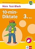 Klett Mein Test-Block: 10-min-Diktate: Deutsch in der Grundschule 3. Klasse (Die kleinen Lerndrachen) by