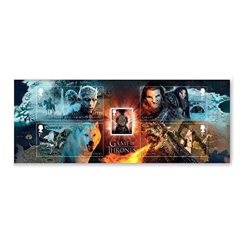 Game of Thrones Miniature Stamp Sheet Royal Mail 2018