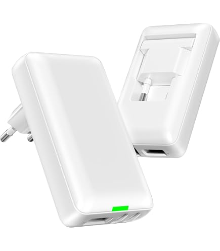 USB-Wandladegerät 2er-Set – 3 Ports Mit Smart Power, Kompakt & Sicher Für Handy & Tablet