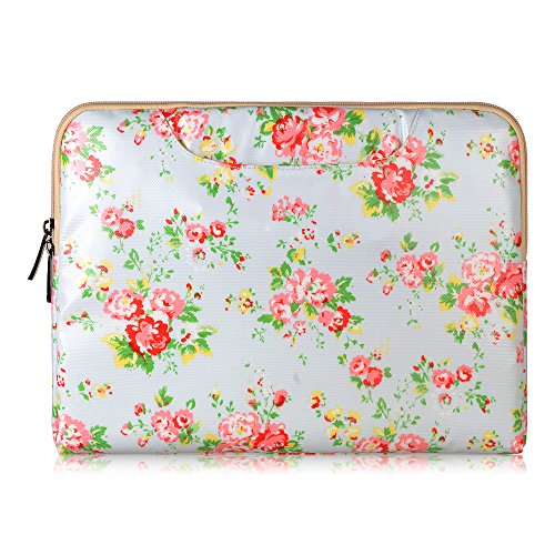 Onite Laptophülle Tasche Schutzhülle Hülle Schultertasche Laptoptasche sleeve case für Laptop Tablet Notebook (Blumen, 11.6-12“) - 3