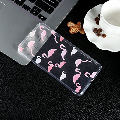 Huawei Y6 II Funda   ivencase Transparente Silicona TPU de Flexibilidad Carcasa Case Bumper Ultra Delgado Espalda Case Cover para Huawei Y6II   Huawei Y6 2 5 5 