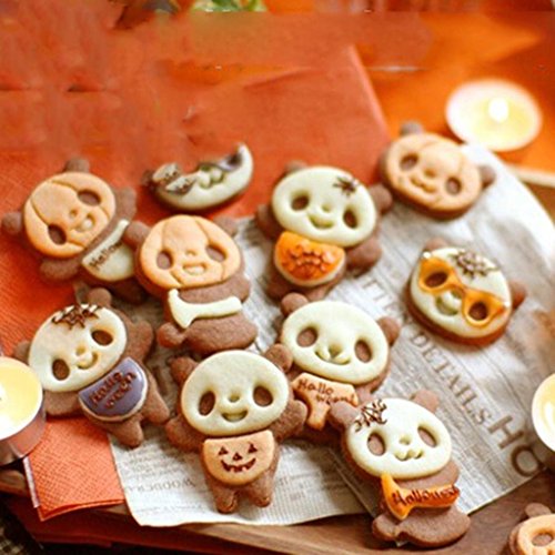 Huayang Partei Heim Frühstück DIY niedlichen Comic Panda Form Kuchen Ausstecher Kunststoff Brot Form Hersteller 4 Arten 1 Satz - 6