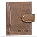 Hide & Sleek Hunter Brown Leather Credit Card Holder RS.499.00