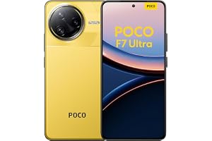 POCO F7 Ultra , 16 + 512, gul, 5 300 mAh batteri, 120 W Hypercharge, Xiaomi HyperAI