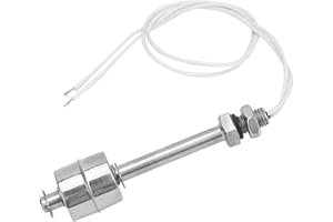 KEENSO Interruttore a galleggiante per sensore di livello dell'acqua liquida in acciaio inossidabile resistente alle temperature 0 ~ 220 V 100 mm per il monitoraggio della sicurezza e le attrezzature
