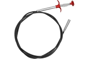 YUE QIN 200CM Spring Pipe Dredging Tool Déboucheur de Drainage en Acier Inoxydable Outils de Dragage d'Égout Outils de Nettoyage de Cheveux pour évier de Cuisine,Toilettes,Salle de Bain