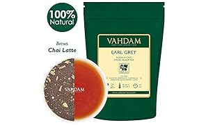 VAHDAM, T&egrave; Earl Grey Masala Chai, 100gr (50 tazze) 100% SPEZIE NATURALI | T&egrave; Nero Con Olio Di Bergamotto | Earl Grey Tea | Brew Hot Tea, Iced Tea o Chai Latte | Chai Tea dall'India